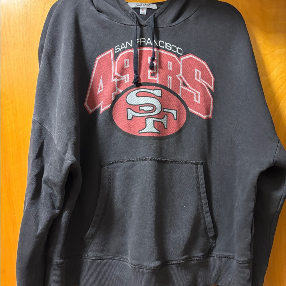 Junk Food Clothing Black and Red 49ers Hoodie
